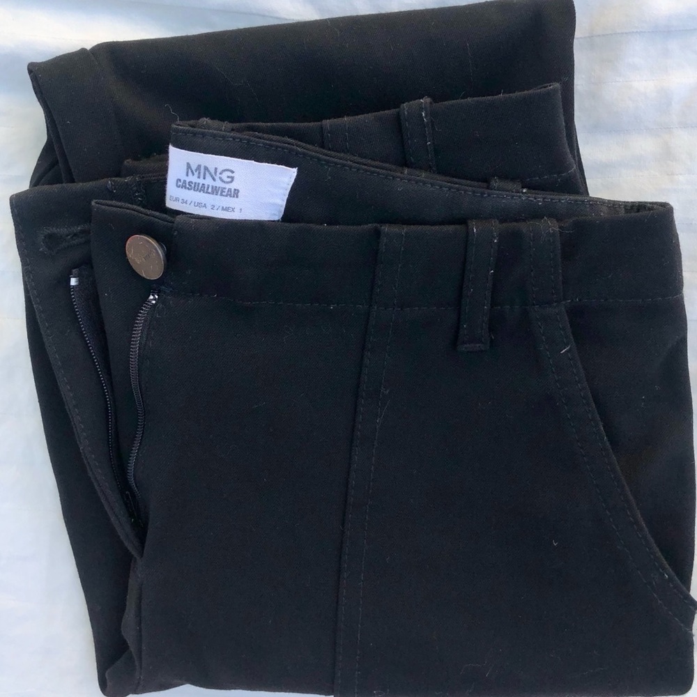 MANGO BLACK WOMEN’s PANTS